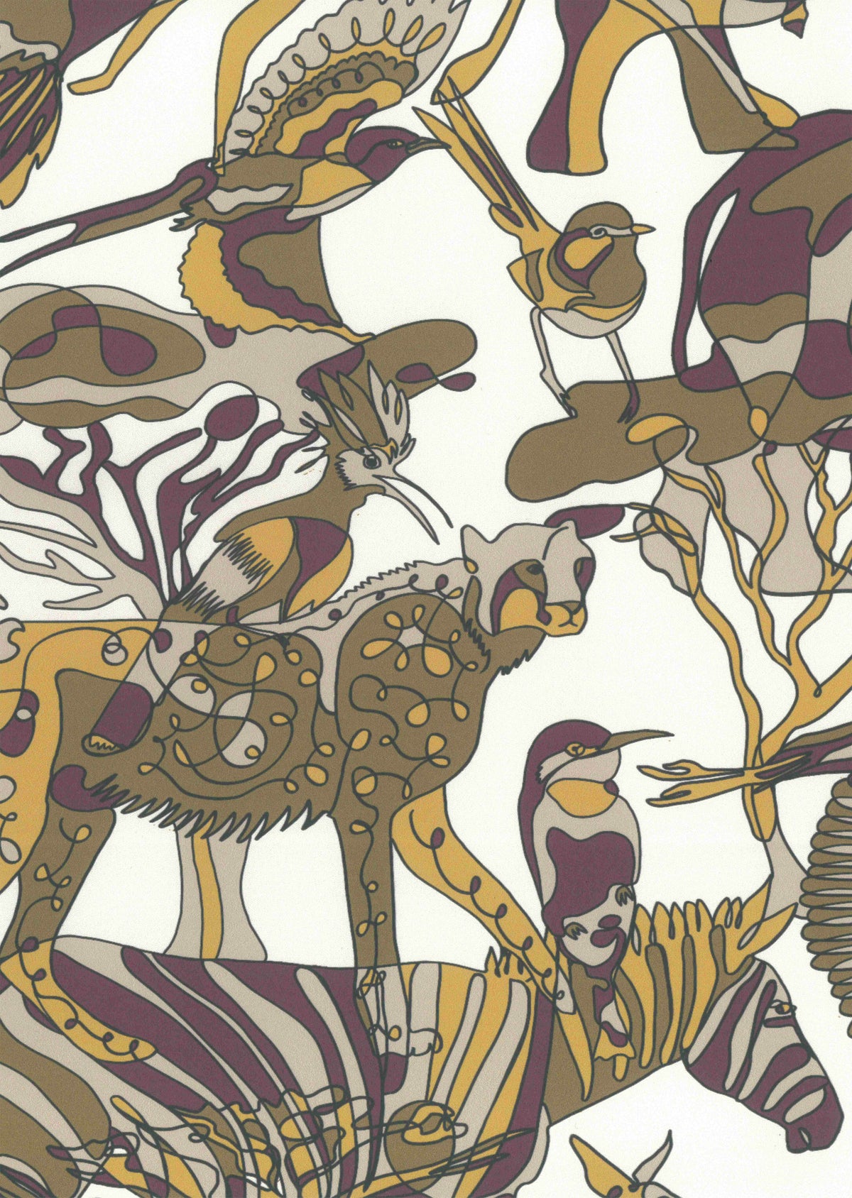 Échantillon ANIMALIA Blanc de roi