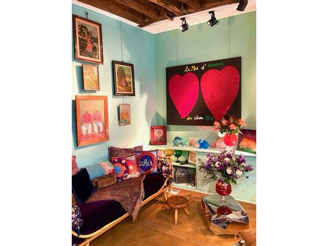 Appartement privé, Paris 2ème (éclairage du soir)