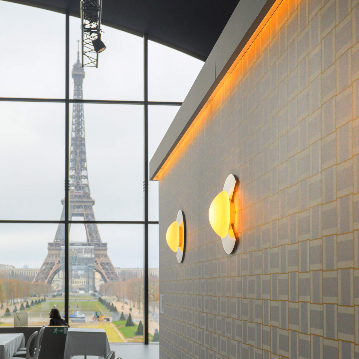 Décor de la Biennale au Grand Palais Éphémère 2021