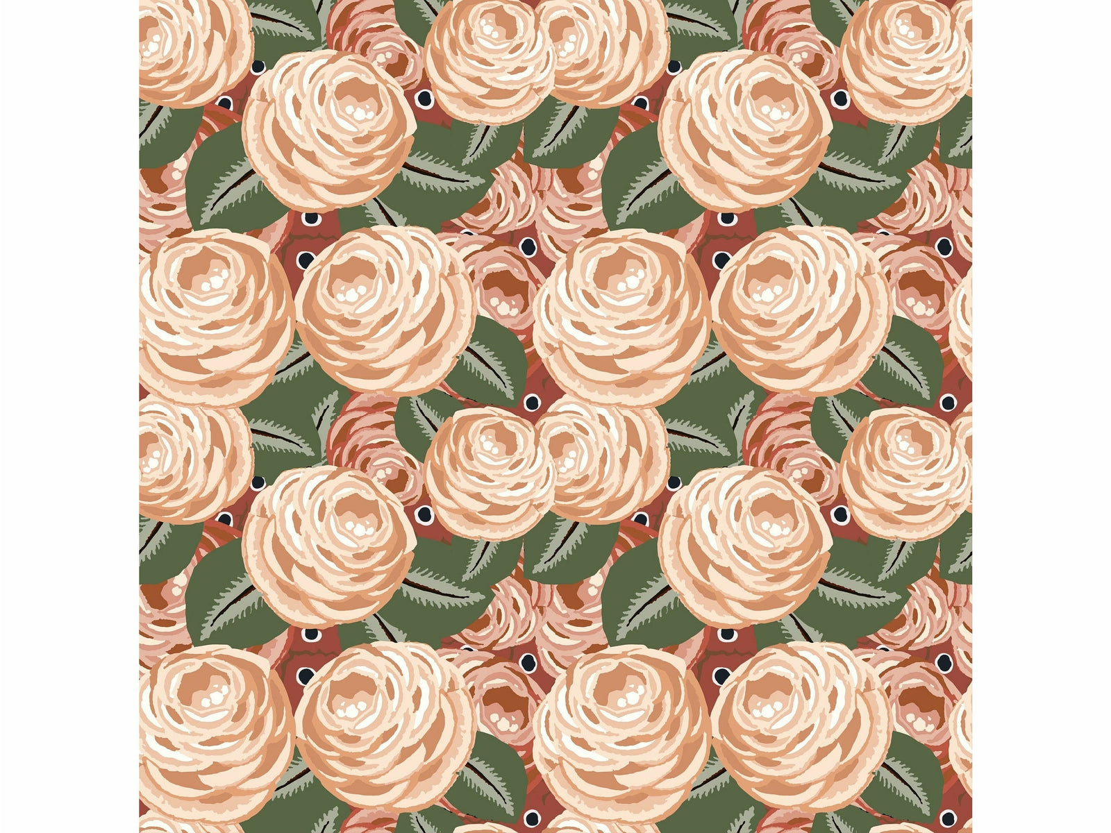 Echantillon Brassée de pivoines / Tendrement