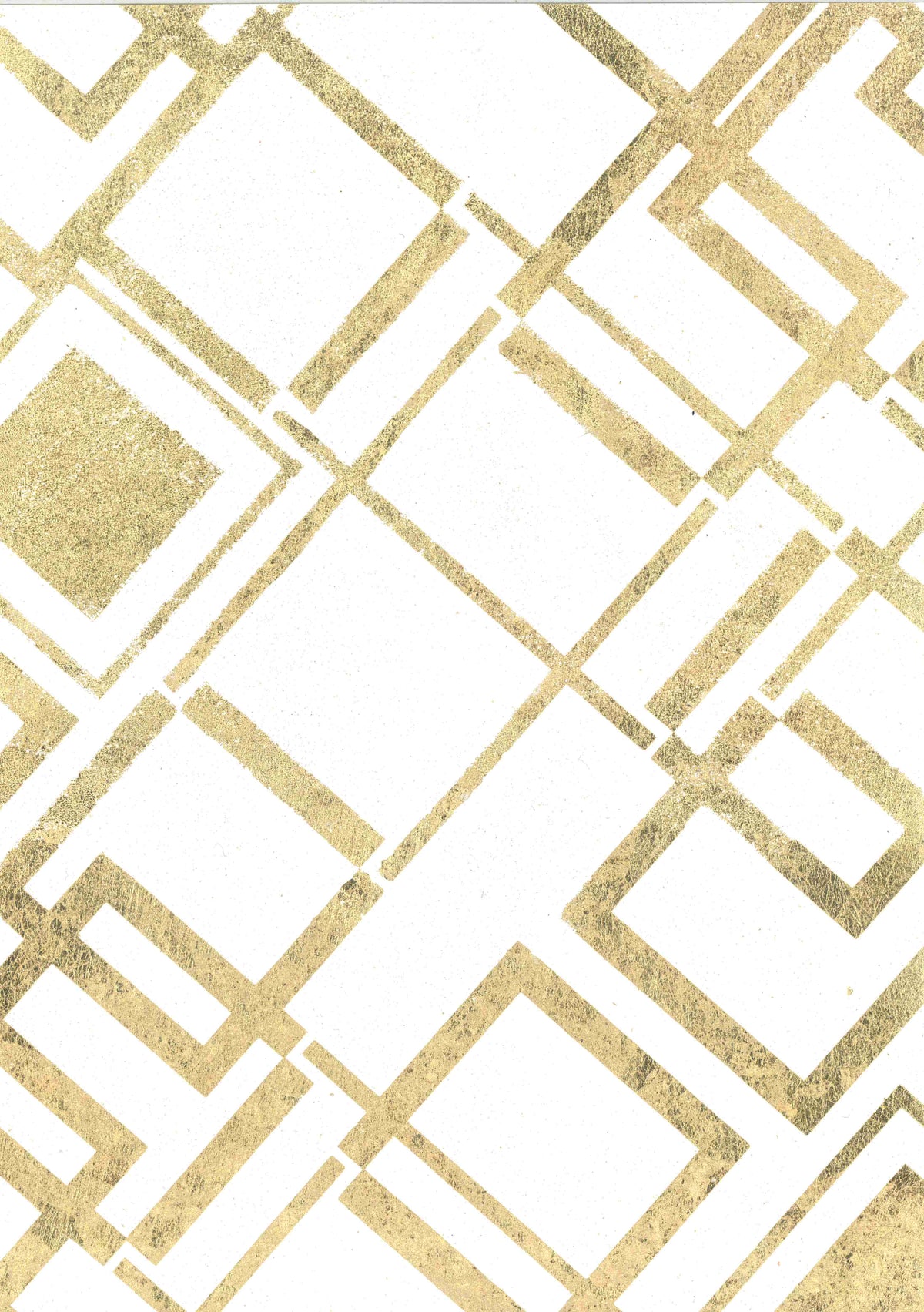 City Hall / Fond blanc motif or