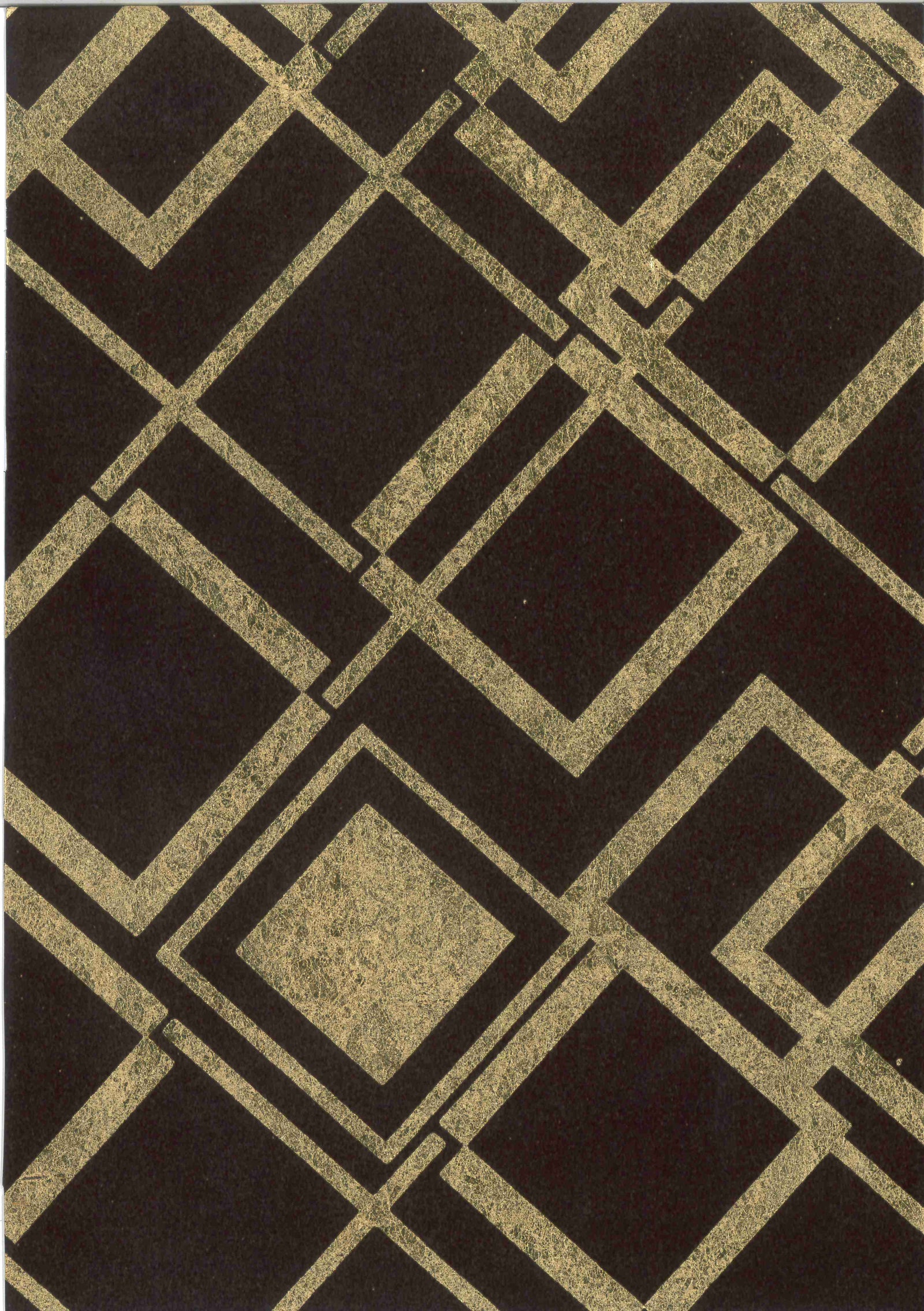 City Hall / Fond chocolat motif or