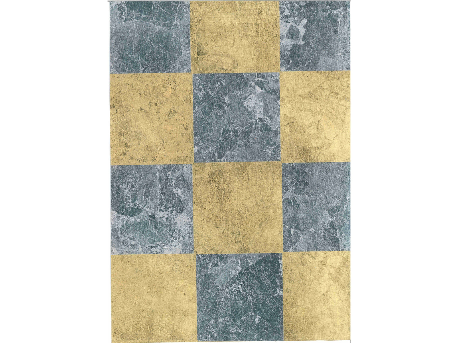 Damier / Or & argent