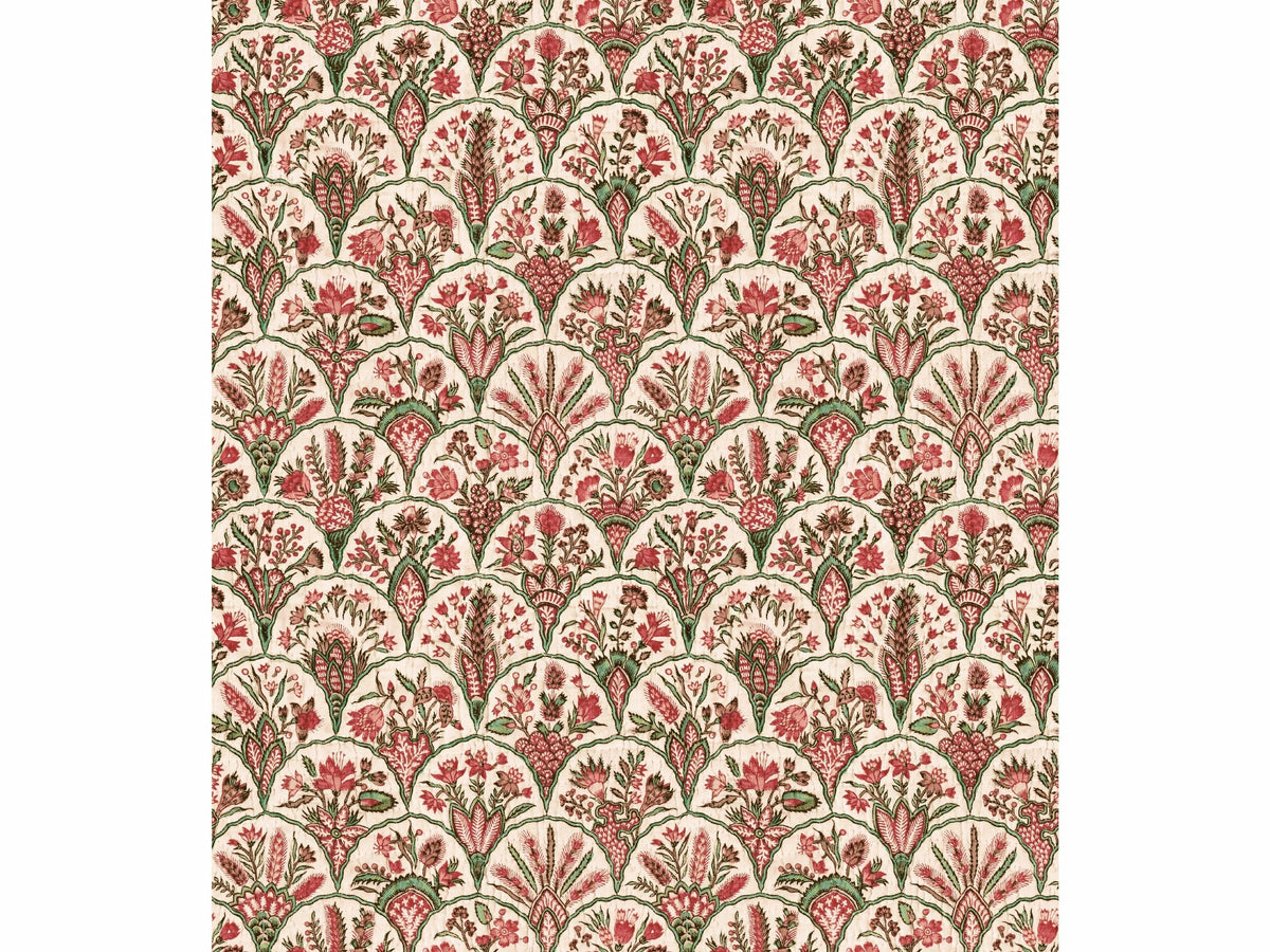 Échantillon Éventails floraux / Cinabre