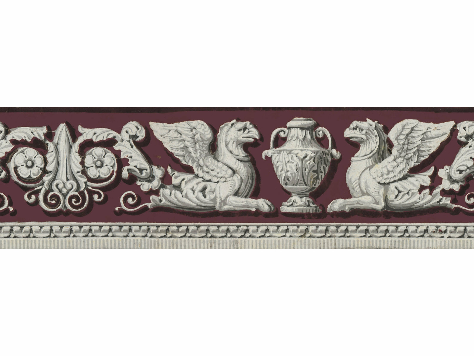 Echantillon Frise aux griffons / Bois de violette