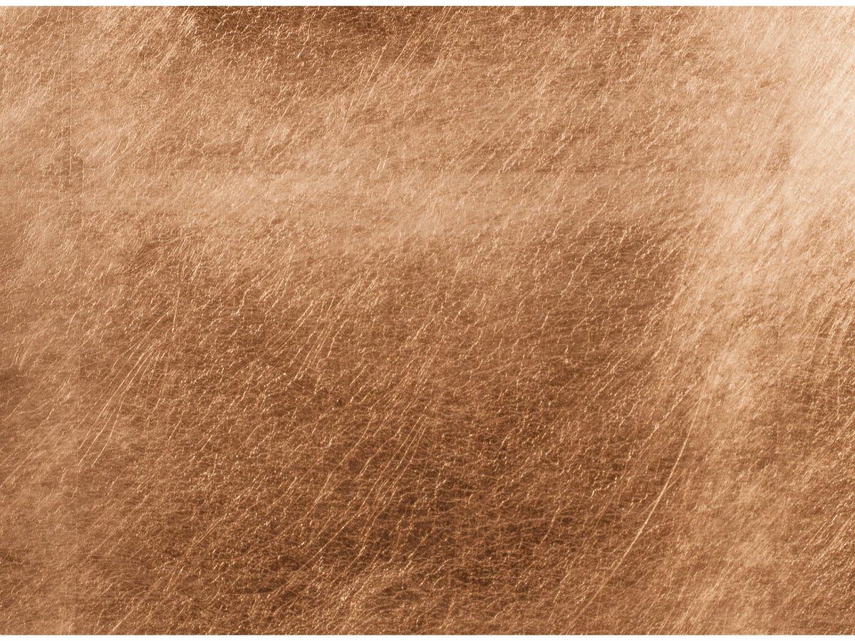 Echantillon Mériguet-Carrère papier peint Feuille à feuille Cuivre