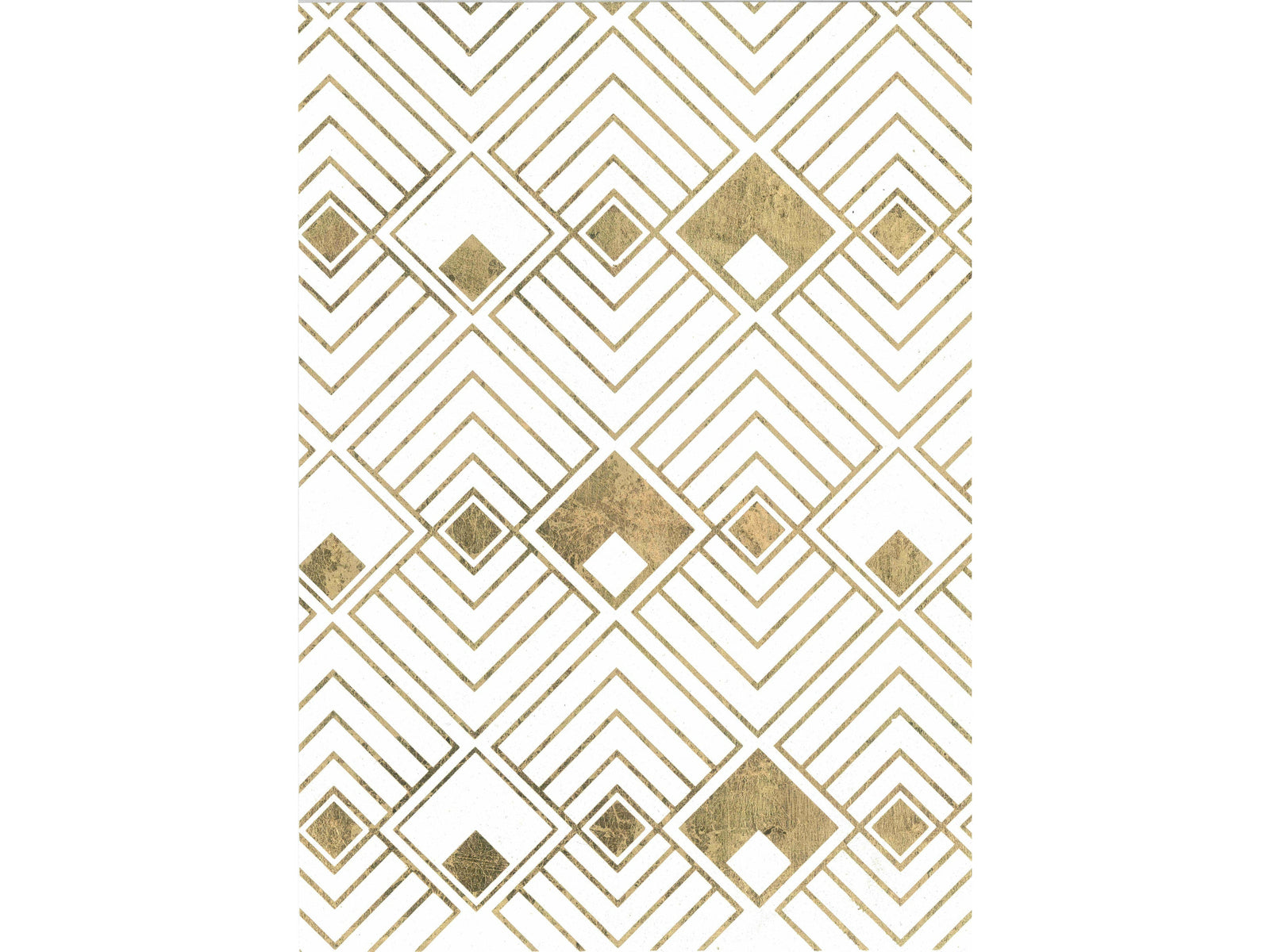 Midtown / Fond blanc motif or