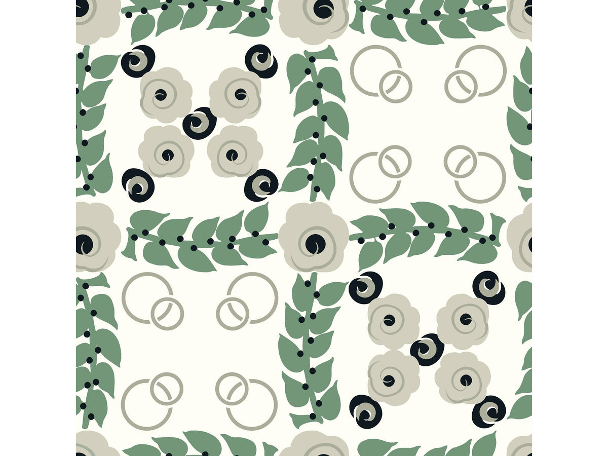 Quadrille d&#39;œillets / Blanc lys