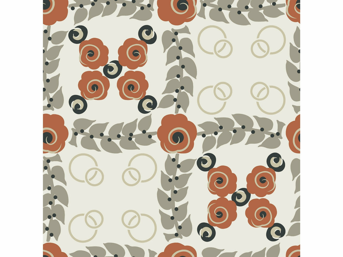 Échantillon Quadrille d&#39;œillets / Brume matinale