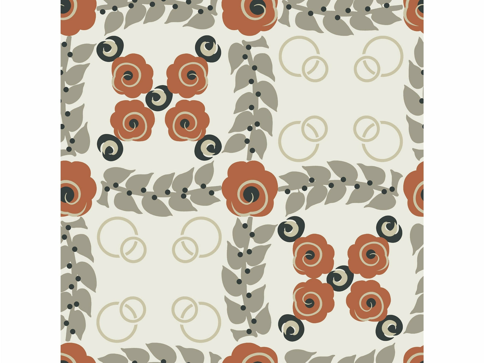 Échantillon Quadrille d'œillets / Brume matinale