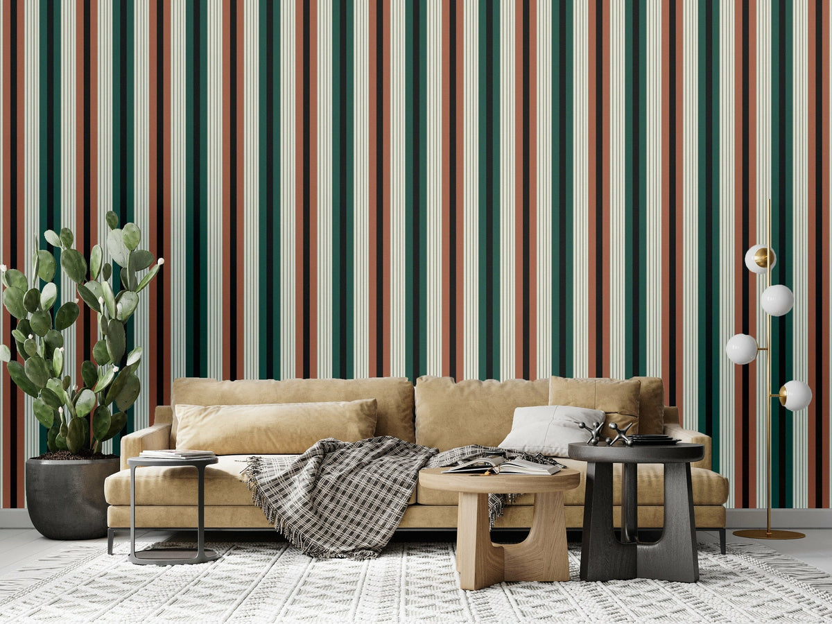 Rayure Empire / Vert anglais